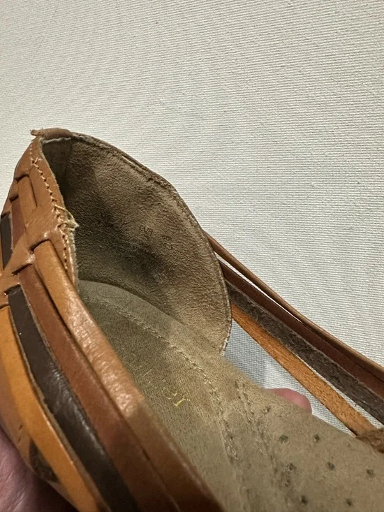 Naturalizer Gobi Huarache Leather Woven Flats Multicolour Size 7.5 Women’s - Picture 8 of 8